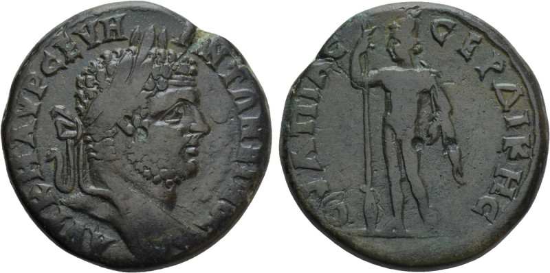 THRACE. Serdica. Caracalla (198-217). Ae. 

Obv: AVT K M AVP CEVH ANTΩNEINOC. ...