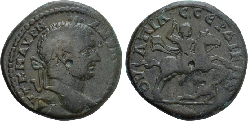 THRACE. Serdica. Caracalla (198-217). Ae. 

Obv: AVT K M AVPH ANTΩNINOC. 
Lau...