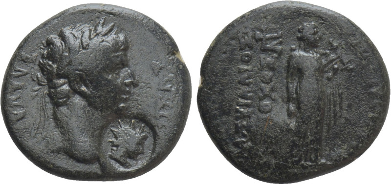 PHRYGIA. Hierapolis. Claudius (41-54). Ae. M. Sullios Antiochos, grammateus. 
...