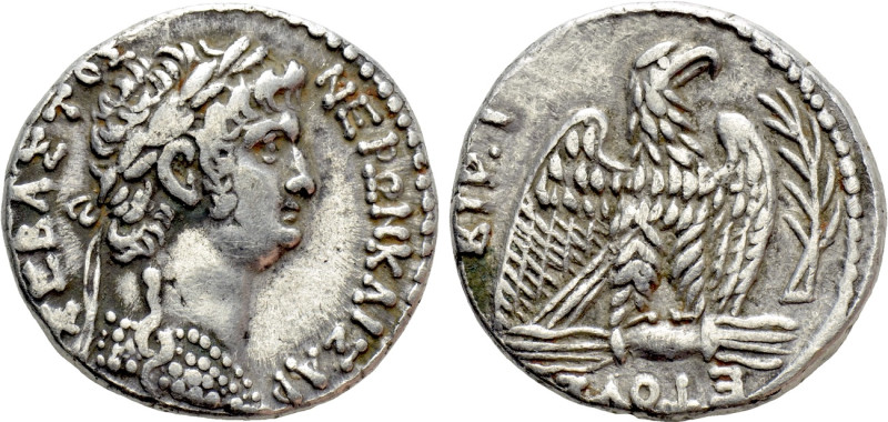 SELEUCIS & PIERIA. Antioch. Nero (54-68). Tetradrachm. Dated RY 10 and Year 112 ...