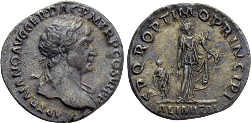 TRAJAN (98-117). Denarius. Rome. 

Obv: IMP TRAIANO AVG GER DAC P M TR P COS V...