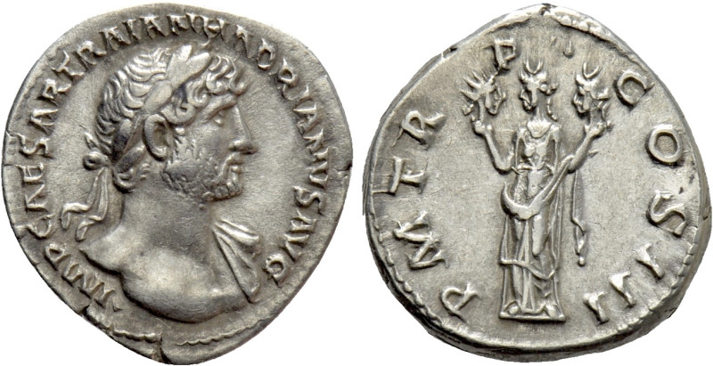 HADRIAN (117-138). Denarius. Rome. 

Obv: IMP CAESAR TRAIAN HADRIANVS AVG. 
L...