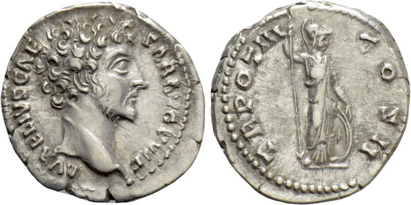 MARCUS AURELIUS (Caesar, 139-161). Denarius. Rome. 

Obv: AVRELIVS CAESAR AVG ...