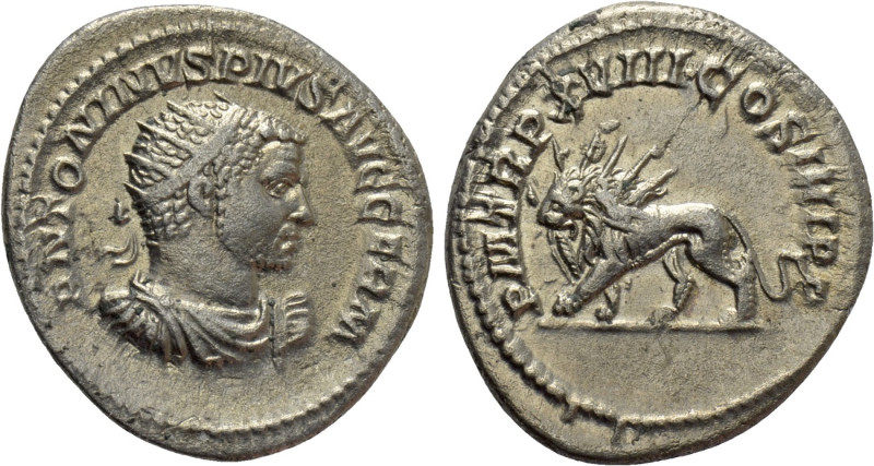 CARACALLA (198-217). Antoninianus. Rome. 

Obv: ANTONINVS PIVS AVG GERM. 
Rad...