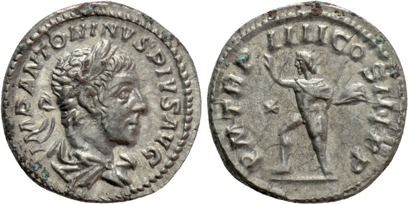 ELAGABALUS (218-222). Denarius. Rome. 

Obv: IMP ANTONINVS PIVS AVG. 
Laureat...