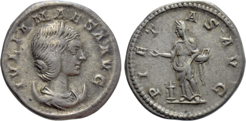 JULIA MAESA (Augusta, 218-224/5). Antoninianus. Rome. 

Obv: IVLIA MAESA AVG. ...