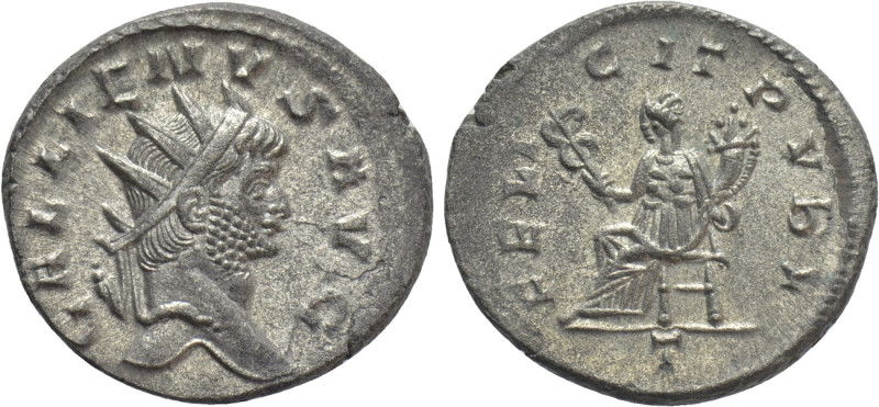 GALLIENUS (253-268). Antoninianus. Rome. 

Obv: GALLIENVS AVG. 
Radiate head ...