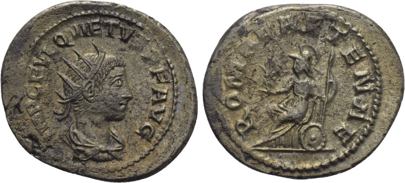 QUIETUS (Usurper, 260-261). Antoninianus. Samosata. 

Obv: IMP C FVL QVIETVS P...