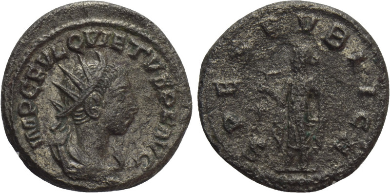 QUIETUS (Usurper, 260-261). Antoninianus. Samosata. 

Obv: IMP C FVL QVIETVS P...