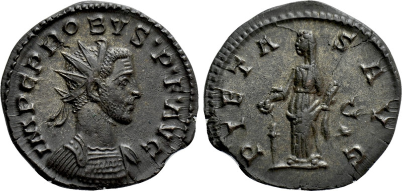 PROBUS (176-182). Antoninianus. Lugdunum. 

Obv: IMP C PROBVS P F AVG. 
Radia...