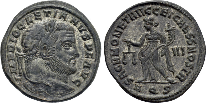 DIOCLETIAN (284-305). Follis. Aquileia. 

Obv: IMP DIOCLETIANVS P F AVG. 
Lau...