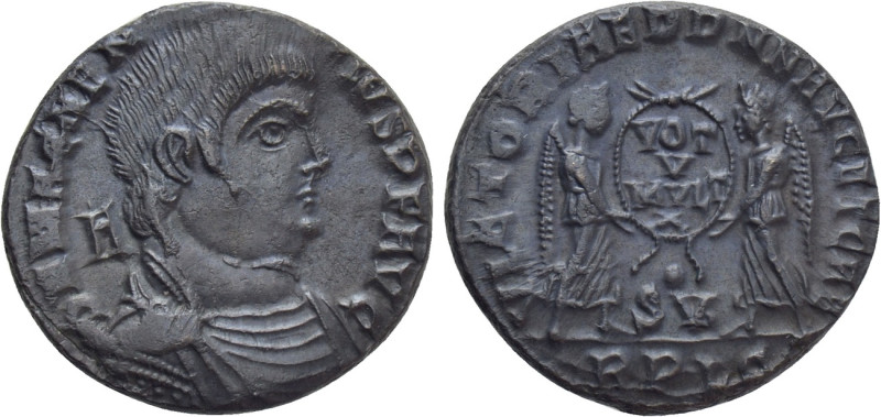 MAGNENTIUS (350-353). Ae. Lugdunum. 

Obv: D N MAGNENTIVS P F AVG. 
Bareheade...