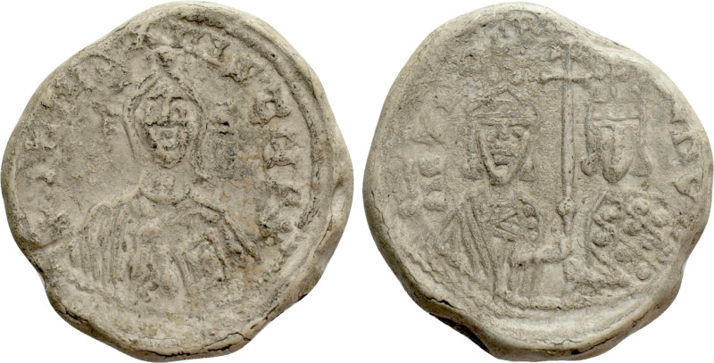 BULGARIA. First Empire. Petr I (927-969). Seal. 

Obv: Facing bust of Christ P...