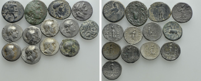 13 Greek Drachms etc. 

Obv: .
Rev: .

. 

Condition: See picture.

Wei...