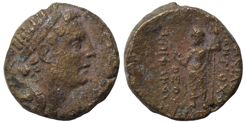SELEUKID KINGS of SYRIA. Antiochos IV Epiphanes 175-164 BC. Ae (bronze, 6.02 g, ...