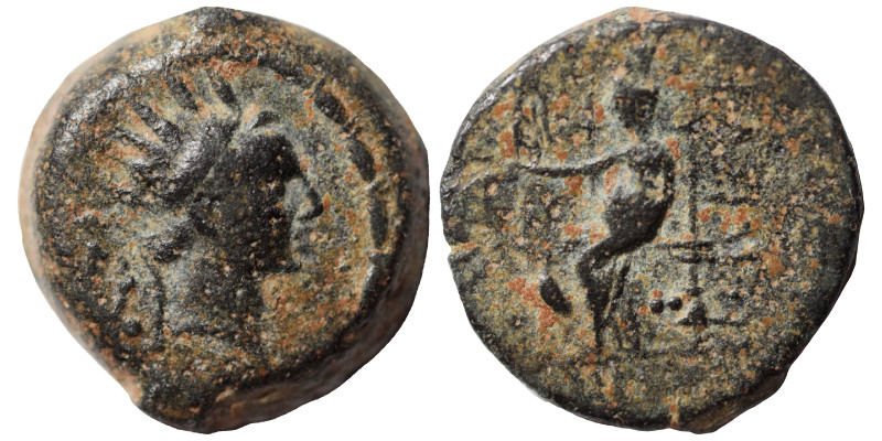 SELEUKID KINGS of SYRIA. Antiochos IV Epiphanes, 175-164 BC. Chalkous (bronze, 3...