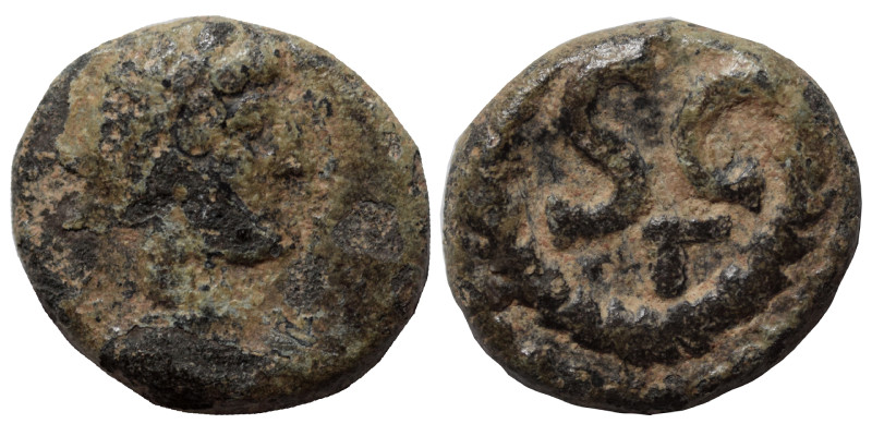 SYRIA, Seleucis and Pieria. Antioch. Hadrian. 117-138. Half Quadrans (bronze, 0....