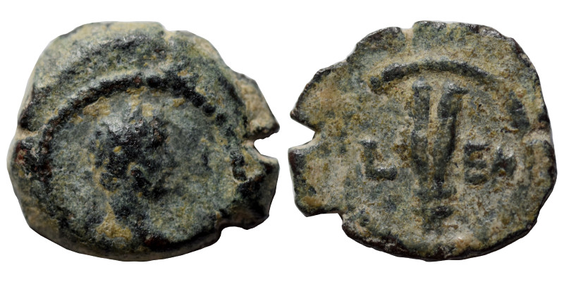 EGYPT. Alexandria. Hadrian, 117-138. Chalkous (bronze, 1.05 g, 12 mm), 124/5. La...