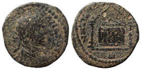 MESOPOTAMIA. Edessa. Severus Alexander, 222-235. Ae (bronze, 1.99 g, 16 mm). ΑΥΤ Κ Μ Α Ϲ ΑΛƐΞΑΝΔΡΟϹ Radiate, draped and cuirassed bust of Severus Alex...