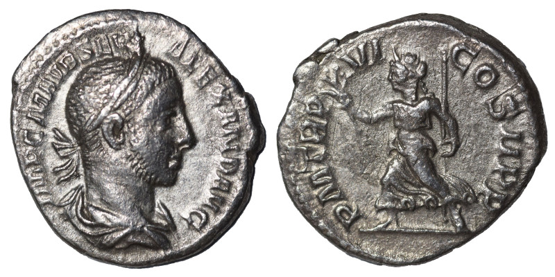 Severus Alexander, 222-235. Denarius (silver, 2.99 g, 19 mm), Rome. IMP C M AVR ...