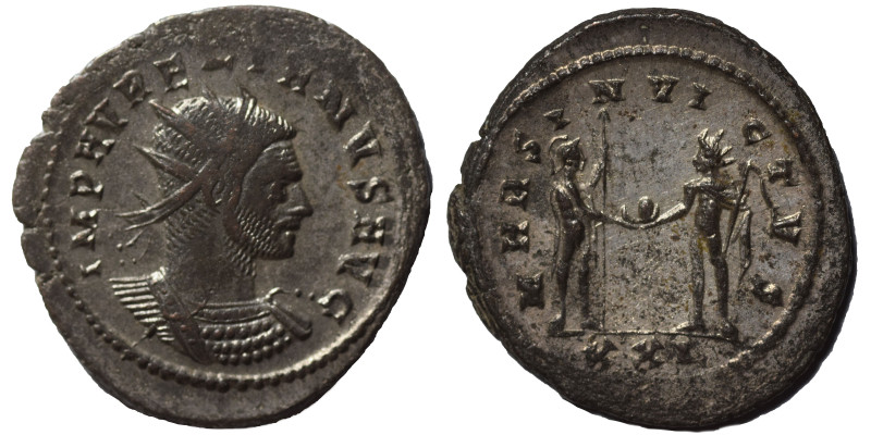 Aurelian, 270-275. Antoninianus (silvered bronze, 4.10 g, 25 mm), Cyzicus. IMP A...