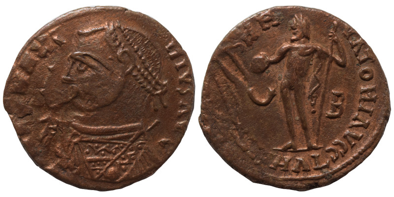 Licinius I, 308-324. Ae (bronze, 2.71 g, 20 mm). Alexandria. IMP LICINIVS AVG La...