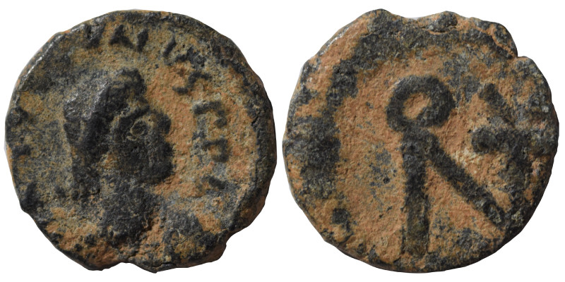 Anastasius I, 491-518. Pentanummium (bronze, 0.53 g, 10 mm), Constantinople. Dia...