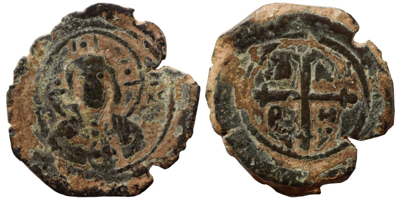 CRUSADERS. Principality of Antioch. Tancred, regent, 1101-1112. Follis (bronze, ...