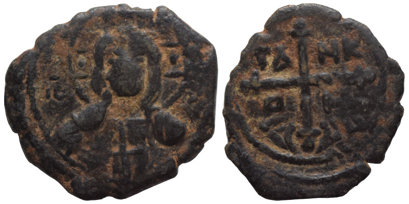 CRUSADERS. Principality of Antioch. Tancred, regent, 1101-1112. Follis (bronze, ...
