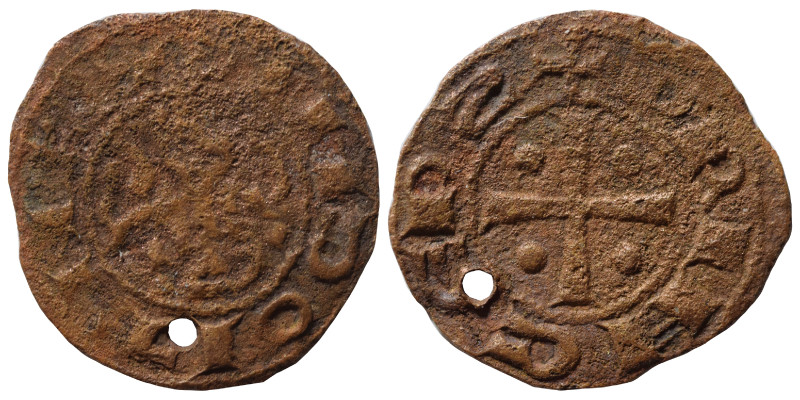 CRUSADERS. Principality of Antioch. Raymond of Poitiers, 1136-1149. Fractional D...