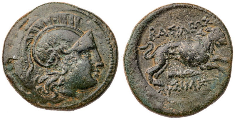 Kings of Thrace. Macedonian. Lysimachos. Bronze Æ (5.3 gr.), 305-281 BC. Uncerta...