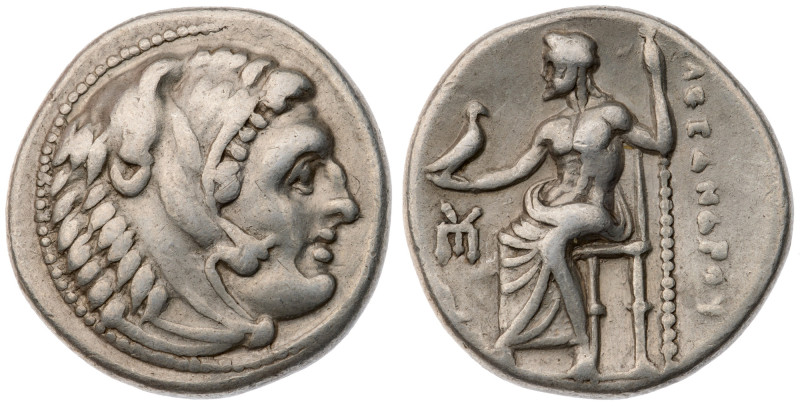 Kings of Macedon. Philip III Arrhidaios. AR Drachm (4.2 gr.), 323-317 BC. Sardes...