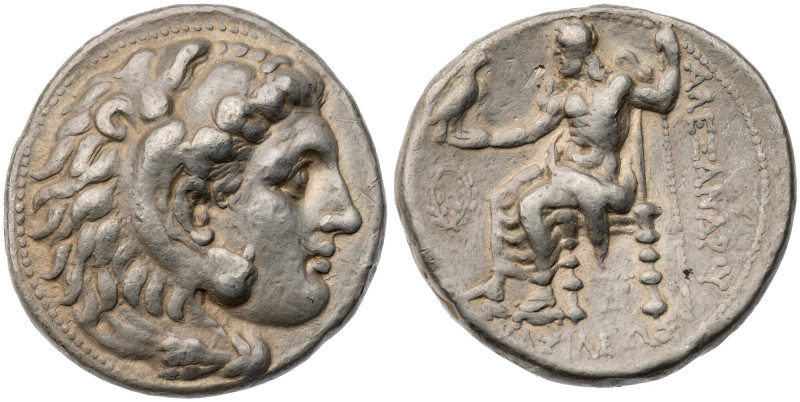 Kings of Macedon. Philip III Arrhidaios. AR Tetradrachm (17.1 gr.), 323-317 BC. ...