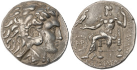 Seleukid Kingdom Seleukos I Nikator. AR Tetradrachm (weight), 312-281 BC. In the name and types of Alexander III of Macedon. Babylon, struck circa 311...