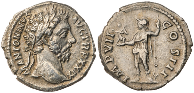 Marcus Aurelius. AR Denarius (3.1 gr.), AD 139-161. Rome, struck under Antoninus...