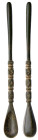 Roman Apothecary Spoon. Bronze Æ (weight), 1st - 3rd Century AD. A bronze ligula medical or cosmetic spoon with long handle chamfered to the middle an...