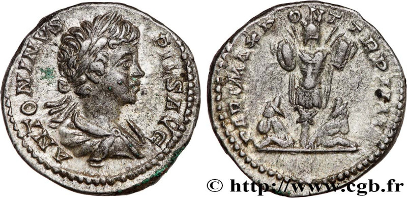 CARACALLA
Type : Denier 
Date : 201 
Mint name / Town : Rome 
Metal : silver 
Di...