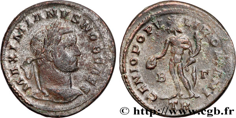 GALERIUS
Type : Follis ou nummus 
Date : 302-303 
Mint name / Town : Trèves 
Met...