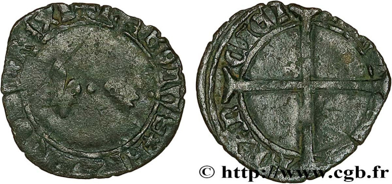 CHARLES VII LE BIEN SERVI / THE WELL-SERVED
Type : Denier tournois 
Date : 04/12...