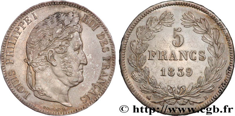 LOUIS-PHILIPPE I
Type : 5 francs IIe type Domard 
Date : 1839 
Mint name / Town ...