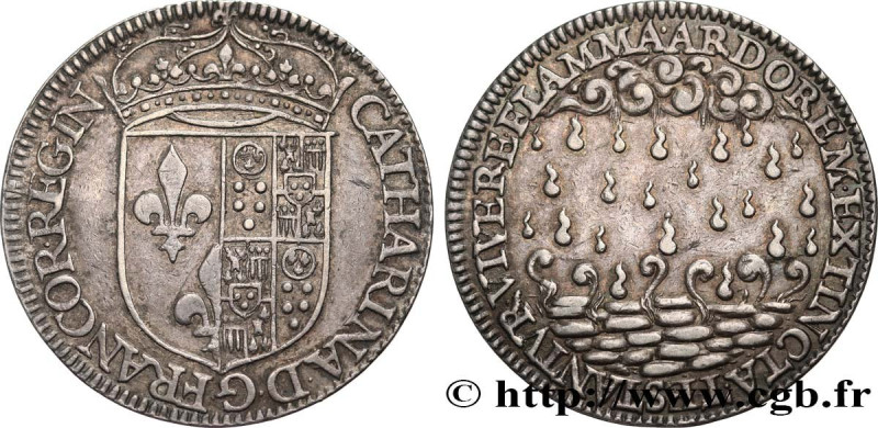 CATHERINE DE' MEDICI
Type : Le veuvage 
Date : n.d. 
Mint name / Town : Paris 
M...