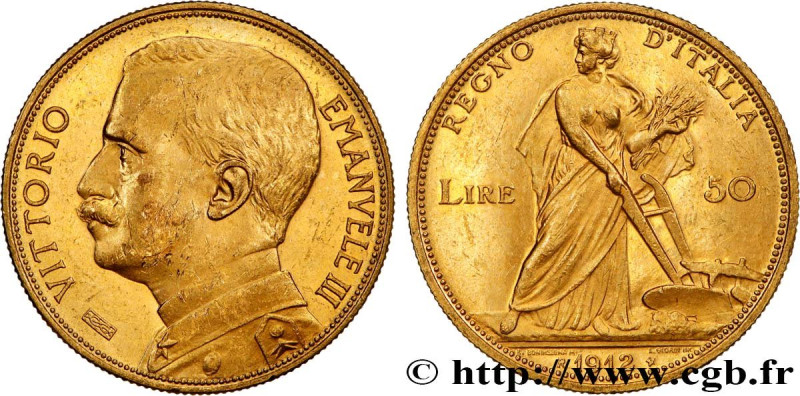 ITALY - KINGDOM OF ITALY - VICTOR-EMMANUEL III
Type : 50 Lire 
Date : 1912 
Mint...