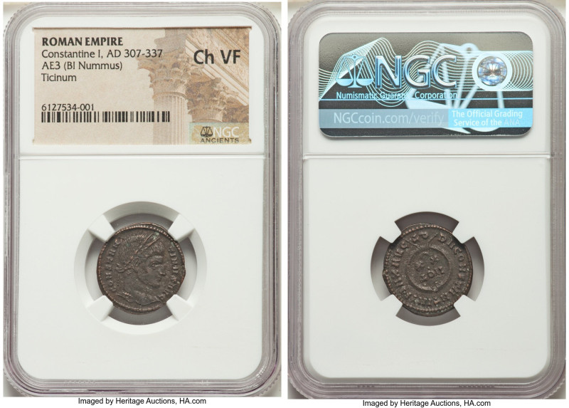 ANCIENT LOTS. Roman Imperial. Lot of three AE or BI issues. NGC Fine-Choice VF I...