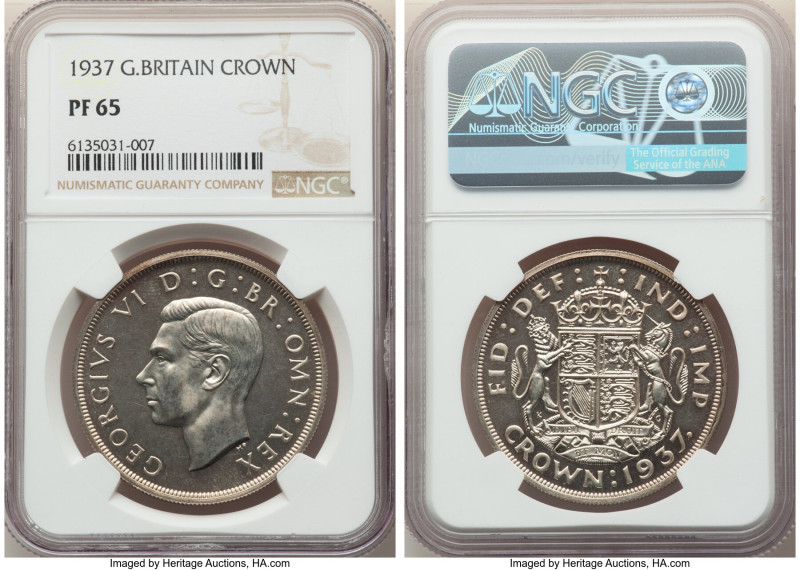 George VI Proof Crown 1937 PR65 NGC, KM857, S-4079. 

HID09801242017

© 2022 Her...