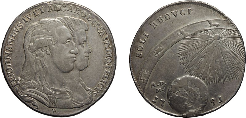 ZECCHE ITALIANE. NAPOLI. FERDINANDO IV (1759-1816). PIASTRA 120 GRANA - Argento,...