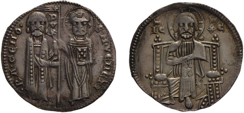 ZECCHE ITALIANE. VENEZIA. RANIERI ZENO (1249-1253). GROSSO - Argento, 2,05 gr, 2...