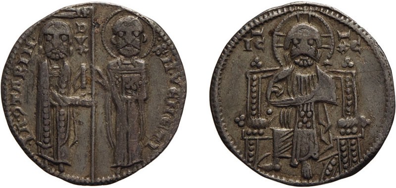 ZECCHE ITALIANE. VENEZIA. IACOPO CONTARINI (1275-1280). GROSSO - Argento, 2,10 g...