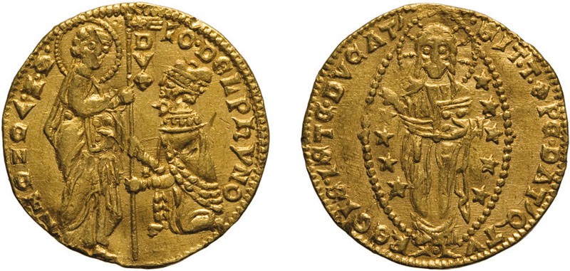 ZECCHE ITALIANE. VENEZIA. GIOVANNI DOLFIN (1356-1361). DUCATO - Oro, 3,53 gr, 20...