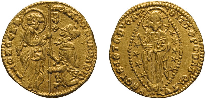 ZECCHE ITALIANE. VENEZIA. MARCO CORNER (1365-1368). DUCATO - Oro, 3,54 gr, 20 mm...