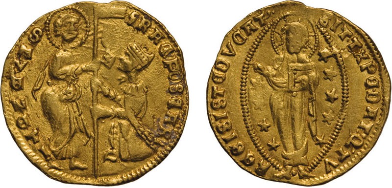 ZECCHE ITALIANE. VENEZIA. FRANCESCO FOSCARI (1423-1457). DUCATO - Oro, 3,53 gr, ...